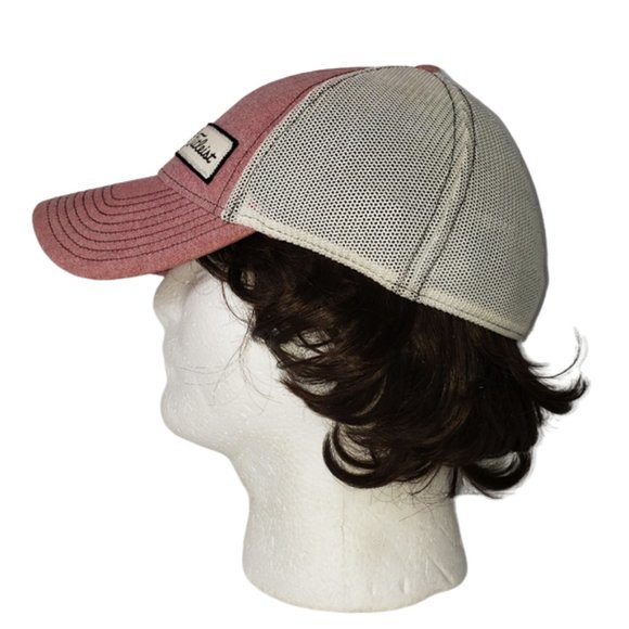 TITLEIST A FLEX MESH GOLF CAP HAT SOFT RED / WHITE SIZE S/M - Picture 5 of 10